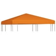 thumbnail image 4 of vidaXL 118.11" x 118.11" Gray Gazebo Cover Outdoor Canopy, Water-Resistant, 4 of 33