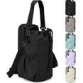 thumbnail image 2 of Water Bottle Holder with Strap, 32/40oz Insulation Water Bottle Carrier Bag with Phone Pocket, Water Bottle Sling Bag Crossbody Water Bottle Holder for Hiking Walking, 2 of 6