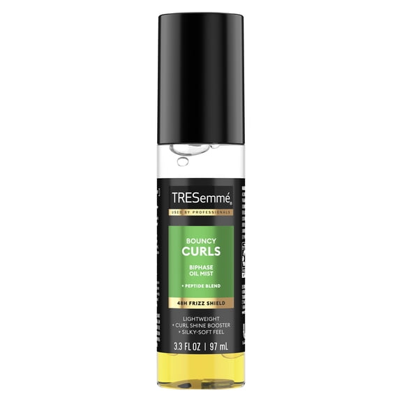 TRESemmé Biphase Oil Mist for a 48h Frizz Shield Bouncy Curls with Peptide Blend, 3.3 fl oz