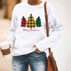 thumbnail image 2 of Sudaderas Con Gráficos Navideños Para Mujer, Camisetas Navideñas de Manga Larga, Camisetas Ligeras Odeerbi ODB200614, 2 of 6