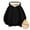 Black, variant on Bibifish Womens Hoodies Thick Fleece Lining Drop Shoulder Solid Color Hoodies Warm Cozy Fall Winter Drawstring Pullover Tops With Pocket
