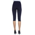 thumbnail image 3 of LVMA8003 - Women’s Maternity Over The Belly Capri Crop Support Leggings, 3 of 15