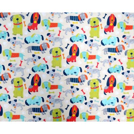 SheetWorld Fitted Sheet (Fits BabyBjorn Travel Crib Light) - Doggies