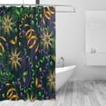 thumbnail image 2 of FREEAMG Carnaval Print Shower Curtain - 72x72 Inch Waterproof Fabric Shower Curtains with 12 Hooks - Modern Home Bathroom Hotel Spa Decorations, 2 of 5