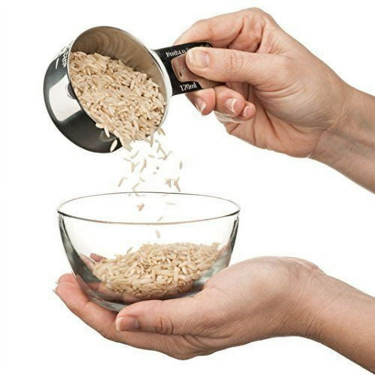 Stainless Steel Measuring Cups Set - 6 pcs