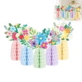 thumbnail image 2 of 5PCS Wildflowers Honeycomb Centerpieces Wildflower Birthday Party Decorations Spring Wildflower Theme Table Centerpieces for Wedding Little Wildflowers Baby Shower Supplies, 2 of 9