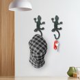 thumbnail image 4 of Gancho de pared Gecko para colgar abrigos de hierro, colgador de pared, colgador de pared antiguo, 4 of 7