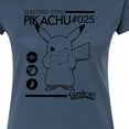 thumbnail image 3 of Pokémon - Electric Type - Juniors Fitted Graphic T-Shirt, 3 of 5