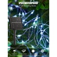 thumbnail image 3 of Cadena de luces solares Minetom de 2 x 33 pies, 200 LED, impermeables, 3 of 9