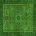 thumbnail image 1 of Ahgly Company Indoor Square Abstract Green Modern Area Rugs, 6' Square, 1 of 4