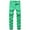 Green, variant on Babysbule Mens Pants Men's Side Pocket Trousers With Zipper Placket Skinny Jeans