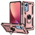 thumbnail image 1 of For Xiaomi 12 Pro Shockproof TPU + PC Phone Case with Holder(Rose Gold),iPhone 15, 1 of 7