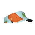 thumbnail image 2 of Bingfone Adjustable Empty Top Sun Visor For Women And Men-Cartoon Carrot, 2 of 8