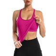 thumbnail image 4 of Beautyin Women's Athletic Yoga Tops Slim Fit Racerback Running Undershirt, 4 of 6