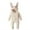 Beige, variant on Toddler Boy Easter Outfit Toddler Girl 3D Bunny Ear Hoodie Romper with Zipper Newborn Infant Clothes