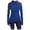 Shirts 82#Blue, variant on oqasdz Women Solid Color Long Sleeve Pullover Turtleneck Zipper Regular Fit Comfort Classic Blouse Top Stretch Soft Summer Dailywear