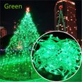 thumbnail image 3 of Guirnalda de luces LED de 10 m y 100 luces LED para árbol de Navidad, resistente al agua, para decoración de fiestas en el jardín y el exterior, 220 V, UE, 3 of 5