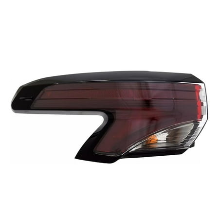 Tail Light Compatible with 2023 Toyota Sienna 2.5L I4 A25A-FXS Left Driver Side 245HP Replaces 81560-08190 8156008190 TO2804166 LED RED, CLEAR ABS-SI615D-F PLASTIC