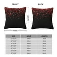 thumbnail image 2 of Pofeuu Red Glitter1 Print Double-sided plush pillowcase Square Throw Pillow Covers Pillows Cover for Living Room Bedroom Sofa Couch Cushion Cover（No pillow core）-22"x22", 2 of 7