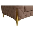 thumbnail image 6 of Pemberly Row Fabric Modern Loveseat Made with Wood in Brown Color, 6 of 8