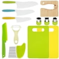 thumbnail image 2 of jifeng Child Kitchen Utensils Children Cutting Set and Peeler for Real Cooking Kids 12Pcs, 2 of 9