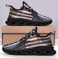 thumbnail image 4 of Puerto Rico American flag Shoes Trail Running Shoe Non-Slip Breathable Comfortable Sneakers Black Size 5, 4 of 7