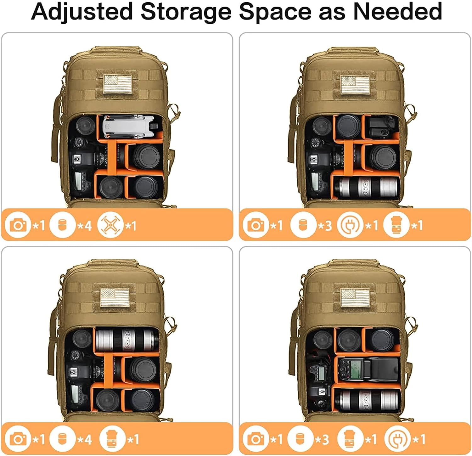 Mosiso Camera Backpack Professional DSLR/SLR/Mirrorless Camera Bag with Laptop Compartment for Canon/Nikon/Sony
