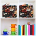 thumbnail image 6 of Yayeee Canvas Storage Basket with Handles for Shelves Fabric Bins Closet Organizer, Red Flowers Pattern, 6 of 8