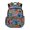 Vibrant Floral Print, variant on Chririnla Galaxy Wolf Face Pattern Kids School Backpack with Durable, Adjustable Padded Straps Soft Padded Straps 17 Inch Book Bag for Travel Casual