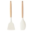 thumbnail image 1 of Utensilios de cocina de silicona | Mango de madera, utensilios de cocina antiadherentes, utensilio de cocina resistente al calor, 1 of 5
