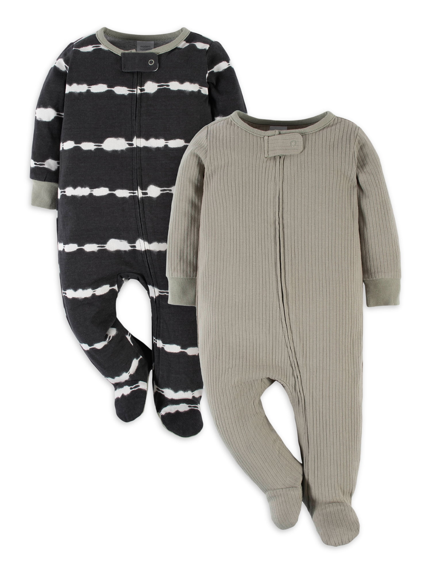 Gerber Baby 3-Pack ‘Sleep-n-Play’ Long Sleeve Sleepers—Boy or Girl Choose Size 