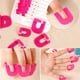 thumbnail image 3 of Funda de 20 piezas para esmalte húmedo, cubierta de uñas, accesorios de color rojo rosa, esmalte, 3 of 7