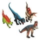 thumbnail image 4 of Juego de adornos de dinosaurio, juguete de dinosaurio de simulación de 4 piezas, juguete de dinosaurio, adorno de estegosaurio, verdadera excelencia, 4 of 8