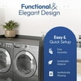 thumbnail image 5 of OfficeSimpli Washer Dryer Countertop w Non-Slip Pads, Made in USA, Laundry Room Wood Topper, Washer Dryer Cover for Top, Laundry Guard, Laundry Countertop, Laminate Finish (Slate Grey), 5 of 6