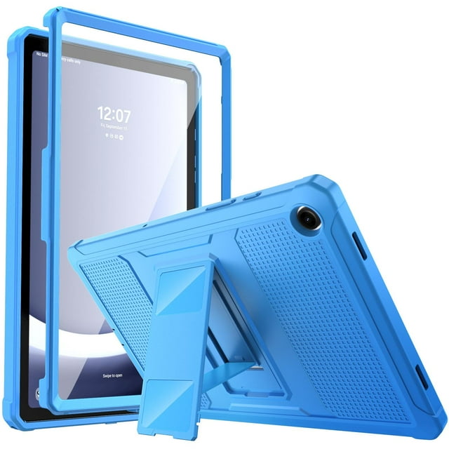 Funda MoKo resistente a los golpes con protector de pantalla para Galaxy Tab A9+ 11 2023, azul