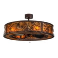 thumbnail image 2 of Meyda Tiffany 154832 Whispering Pines 30" 5 Blade Indoor Ceiling Fan - MultiColor, 2 of 5