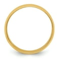 thumbnail image 2 of Primal Gold 14 Karat Yellow Gold 7mm Lightweight Half Round Band Size 12.5, 2 of 7