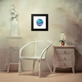 thumbnail image 4 of Taylor, Evangeline 12x12 Black Modern Framed Museum Art Print Titled - Circular Blues, 4 of 5