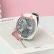 thumbnail image 3 of Fan de la historieta del ventilador del mini reloj de los artilugios del ventilador del Usb 5v con la mini luz incorporada llevada, 3 of 5