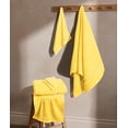 thumbnail image 3 of GLAMBURG Ultra Soft 6 Pack Cotton Towel Set, Contains 2 Bath Towels 28x55 inch, 2 Hand Towels 16x24 inch & 2 Wash Coths 12x12 inch, Ideal for Everyday use, Compact & Lightweight - Lime Yellow, 3 of 5