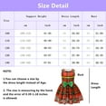 thumbnail image 3 of Girls Classic Christmas Dress Sleeveless Bow Princess Party Gown with Headwear, 3 of 7