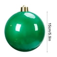 thumbnail image 6 of Christmas Balls Ornaments - 15cm Christmas Decorations Glitter Plastic Balls - Ceiling Hanging Christmas Balls - Christmas Tree Ornaments Christmas Decorations, 6 of 7