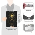 thumbnail image 2 of Clipboard Nursing Sun Moon Geometry Acrylic Clip Board with Low Profile Metal for A4 Paper Size Clip Hangable Office Work School Whiteboard Clipboards, 2 of 7