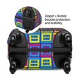 thumbnail image 2 of Pofeuu Cassette Tapes Print Luggage Suitcase Cover Protector Luggage Washable Covers Aesthetic for 18/24/28/32 inch Luggage（No luggage included）-Small, 2 of 7