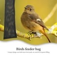 thumbnail image 3 of Bolsa de malla colgante para comedero de pájaros silvestres para exteriores, 6 unidades (paquete individual), bolsas de comida para pájaros, red de alimentación de nailon para jilgueros, larga, 3 of 6