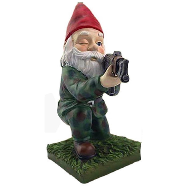 De Jardín, Adorno De Escritorio De Enano De Resina, Escultura De Duende Para Decoración Interior Y Exterior seitruly HA042848-03
