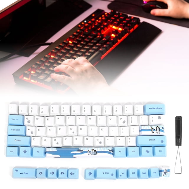 Teclas PBT, 73 Teclas, Personalice Su Teclado Con Lindos Patrones, Universales para Teclado Mecánnico, Teclas Pbt Coloridas con Mano de Obra Exquisita