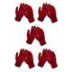 thumbnail image 3 of Minnieouse Guantes Pantalla Táctil Manopla Cálida Unisex Mujer Guantes Invierno Manoplas Punto Type2 NO2 Minnieouse CBP032356, 3 of 6