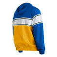 thumbnail image 3 of Men's New Era Royal Milwaukee Brewers Ripstop Raglan Quarter-Zip Hoodie, 3 of 3