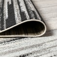thumbnail image 6 of JONATHAN Y CONTEMPORARY POP 2 x 8 Runner Rug, Linear Half-Stripe - Gray/Cream, CTP112B-28, 6 of 10